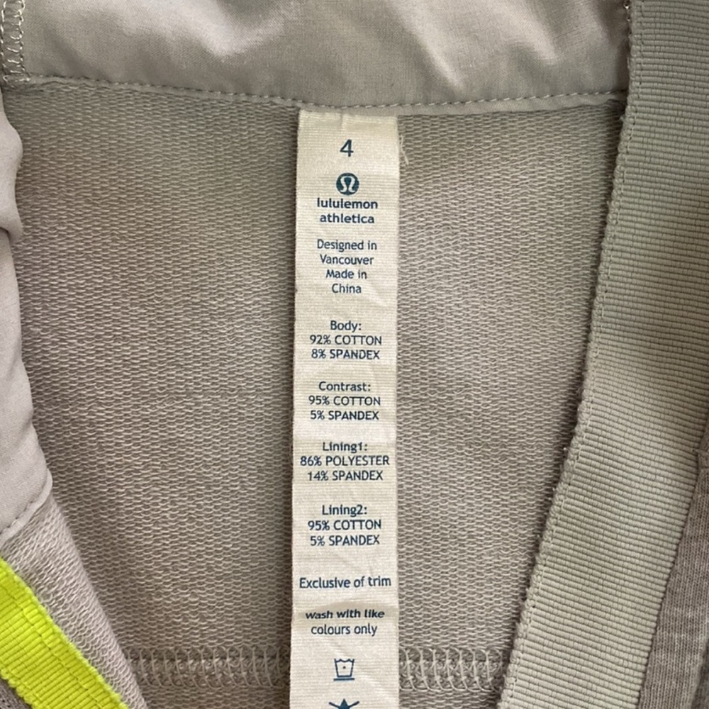 Lululemon Athletica Grey/lavender Hoodie🤗 - Picture 5 of 8